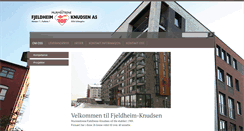 Desktop Screenshot of fjeldheim-knudsen.no